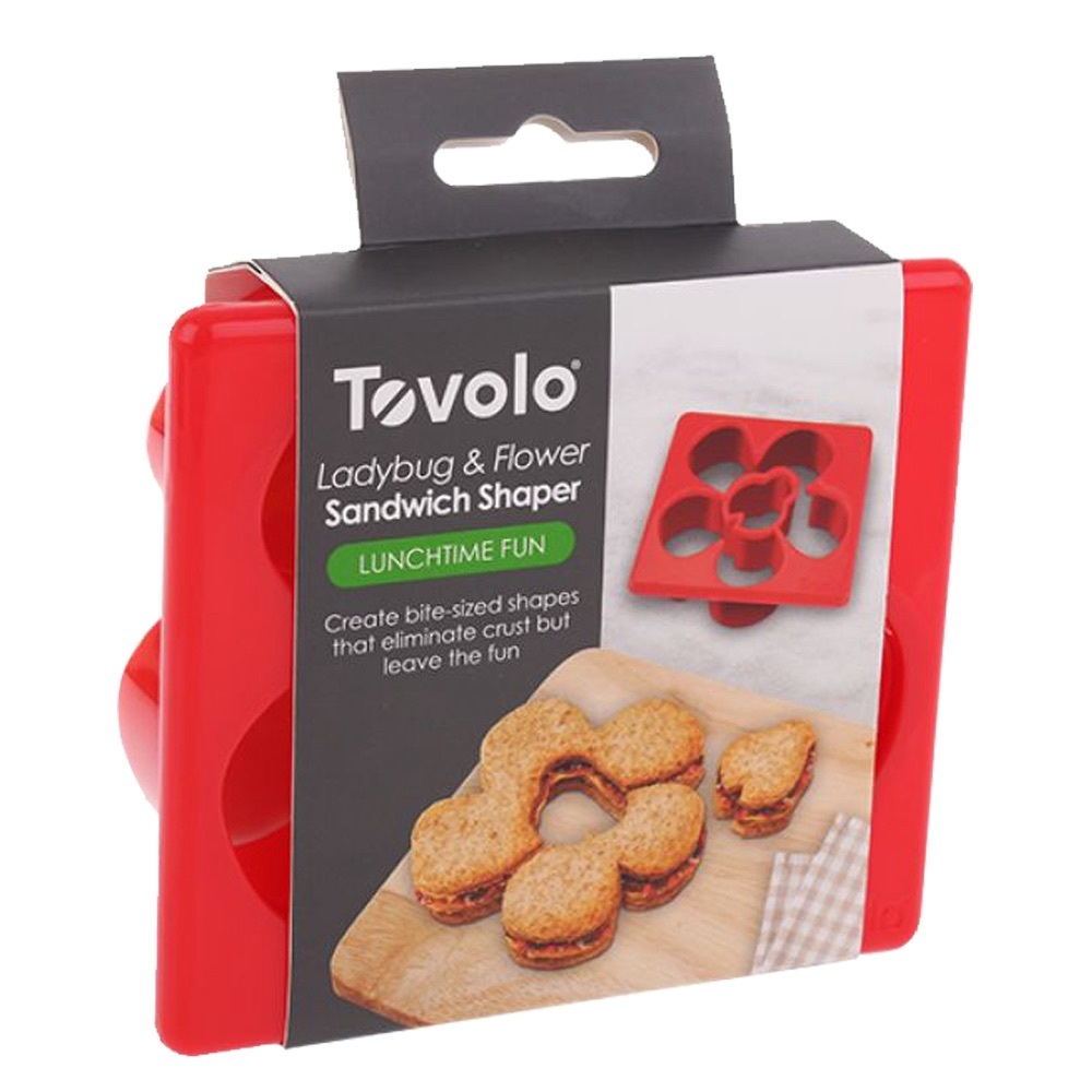 Tovolo Ladybug & Flower Sandwich Shaper